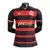 Camisa Flamengo I 24/25 - Jogador Adidas Masculina - Preta com detalhes em vermelho e com patrocínio