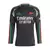 Camisa Arsenal II 24/25 manga longa - Torcedor Adidas Masculina - Preta com detalhes em verde e vermelho