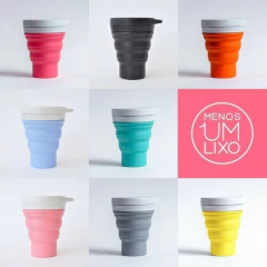 Copo de silicone retrátil - comprar online