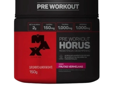 Pré Treino Horus 150g- Max Titanium