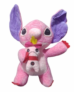 Imagen de Peluches Stitch Angela y Trapo Cosplay 25cm