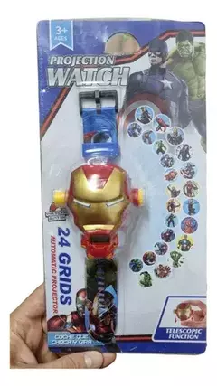Reloj SUPER HEROES / CARS con proyector - tienda online