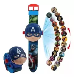 Reloj SUPER HEROES / CARS con proyector - Premavintagestore Mayorista