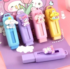 Goma SANRIO retractil x6