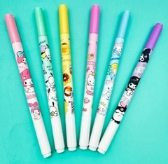 Resaltador x6 Sanrio