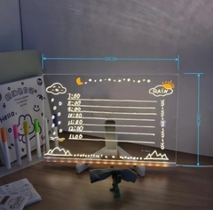 Pizarra Acrílica led 15x15 - comprar online