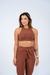 TOP AURA MARROM - comprar online