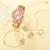 Relógio de luxo ouro rosa para mulheres - Caperi