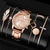Women's rose gold quartz