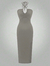 VESTIDO LONGO CINZA - comprar online