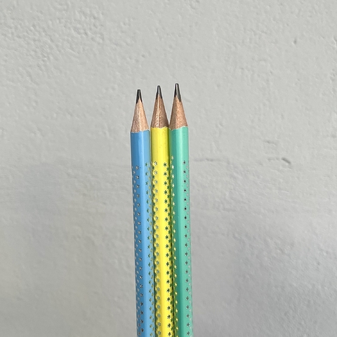 Lápis Grafite Preto HB Trio Pastel - TRIS