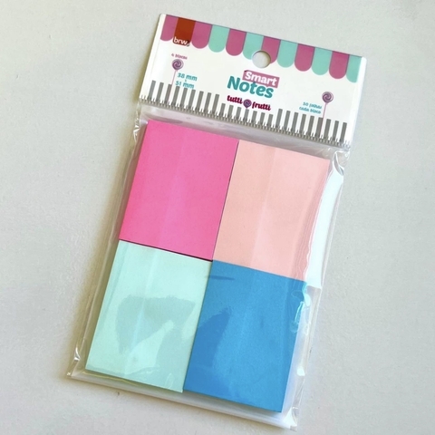 Bloco Adesivo Tutti-Frutti Smart Notes - BRW