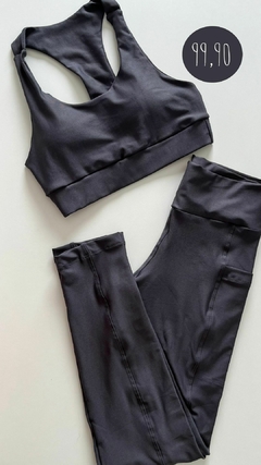 Conjunto Top Nadador + Legging Bolso - loja online