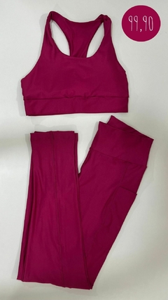 Imagem do Conjunto Top Nadador + Legging Bolso