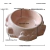 Comedouro Pet Médio Artesanal em Concreto 500ml - HAMBT