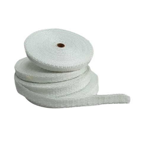 Fita de Fibra de Vidro HambtAnd Térmica até 550°C 3mm x 75mm Rolo com 30mts