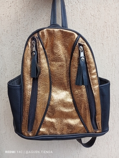 Mochila doble cierre adelante - tienda online