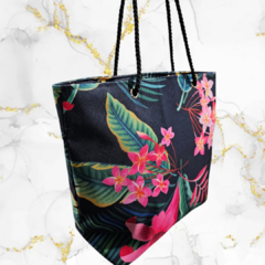Bolso playero estampado