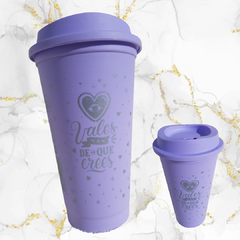 Vaso deco cafe deco con tapa - comprar online