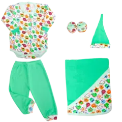 Imagen de AJUAR x5 pzs con Body Estampado