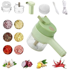 Cortador Picador Triturador Vegetales Eléctrico Usb Cepillo