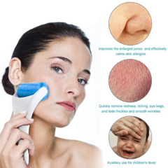 MASAJEADOR FACIAL EFECTO FRÍO DESINFLAMANTE REJUVENECEDOR - TAG novedades