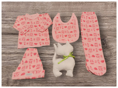 AJUAR X4 pzs Estampado - TAG novedades