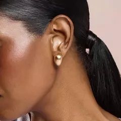 BRINCO DROP MATTE DOURADO FOSCO - loja online