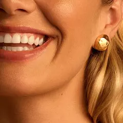 BRINCO DOURADO FOSCO CRUSHED - comprar online