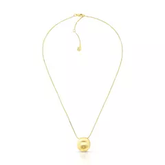 COLAR DOURADO FOSCO CRUSHED