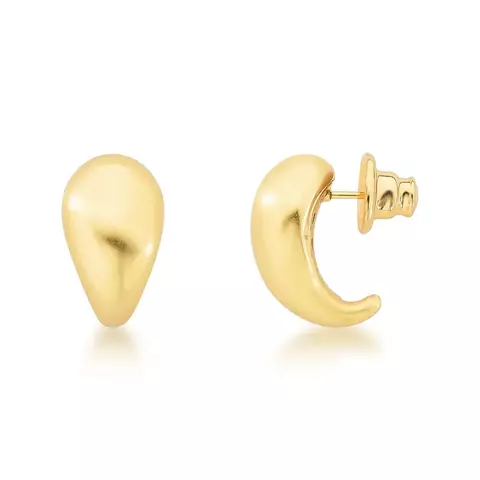 BRINCO DROP MATTE DOURADO FOSCO