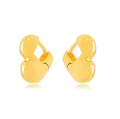 BRINCO ARGOLA CORAÇÃO LISO DOURADO na internet