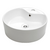 Bacha De Baño De Apoyar Piazza A029 Blanco Esmaltado 405mm X 405mm 1455mm De Alto