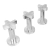 Griferia De Bidet Hidromet Look Cruz Cromo 31102crcr