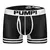 Boxer Respirável Branca/preta - comprar online