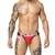 Jockstrap Respirável Vermelho, azul e cinza - comprar online