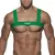 Imagem do Cinto masculino - Branco, preto e verde.