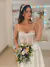 Vestido de Noiva civil midi off-white peito de treliça na internet
