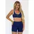 Shorts básico azul marinho P