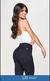 Calça preta feminina skinny cós alto - comprar online