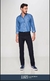 Calça preta masculina regular Max