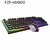 Kit Teclado E Mouse Gamer Keyboard Semi-mecânico Fzf Km900 - Descomplicando.Cia