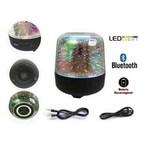 Caixa De Som Bluetooth Yx-10 Luz Led H’maston