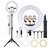 Iluminador Ring Light Led 14 polegadas Completo com tripé