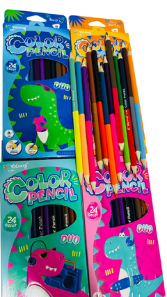 COLOR PENCIL DINO DOBLE PUNTA 6735