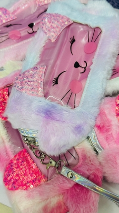 CARTUCHERA KAWAII DE PELUCHE - comprar online