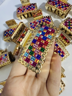 Imagen de CAIMÁN CUADRADO DORADO COLORES FAN-373 X 12 UND