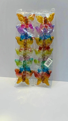 CAIMAN MARIPOSA COLORES 7 CM X 12 UND FAN-382