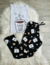 PIJAMA ADULTO LARGO CAFÉ Y COOKIES (NUEVA COLECCIÓN)