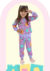Conjunto Moletinho Estrelas Lilás